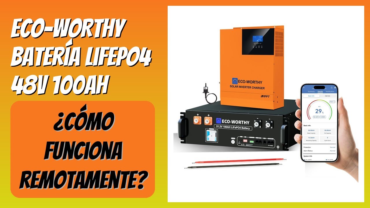RESEÑA (2026) : ECO-WORTHY Batería LiFePO4 48V 100Ah. DETALLES