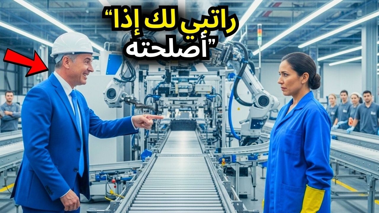 “سأعطيك راتبي إذا أصلحت هذا” ضحك الجميع في الغرفة، حتى فاجأتهم عاملة التنظيف!