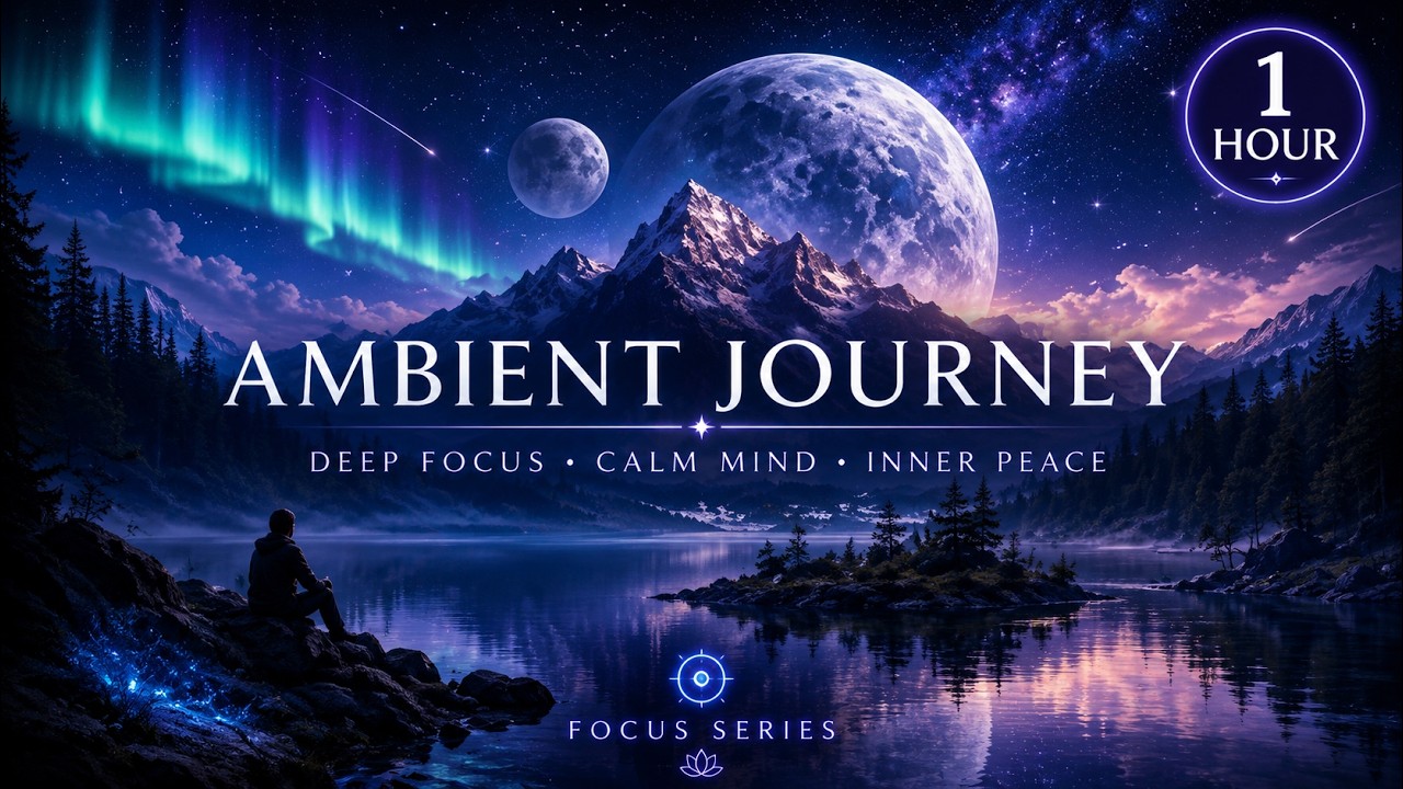 Ambient Journeys: Full Ambient Album – Relaxing Ambient Music for Sleep & Study (1 Hour)