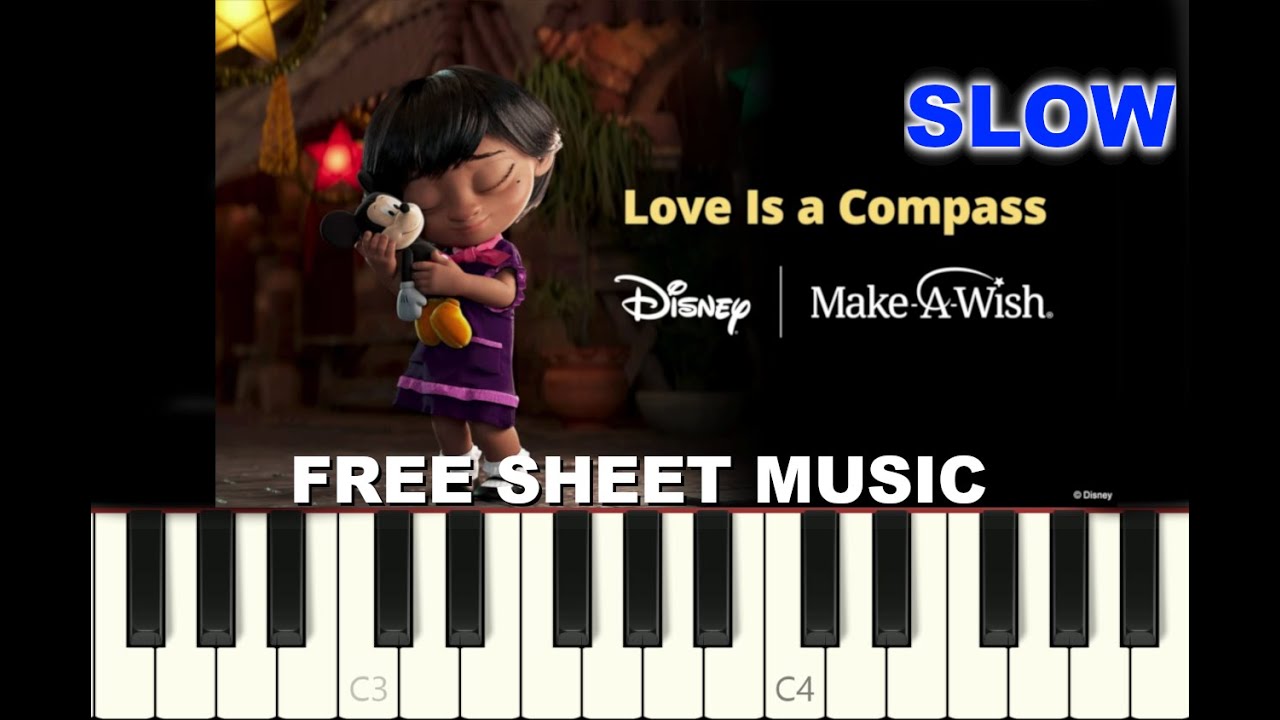 SLOW piano tutorial 