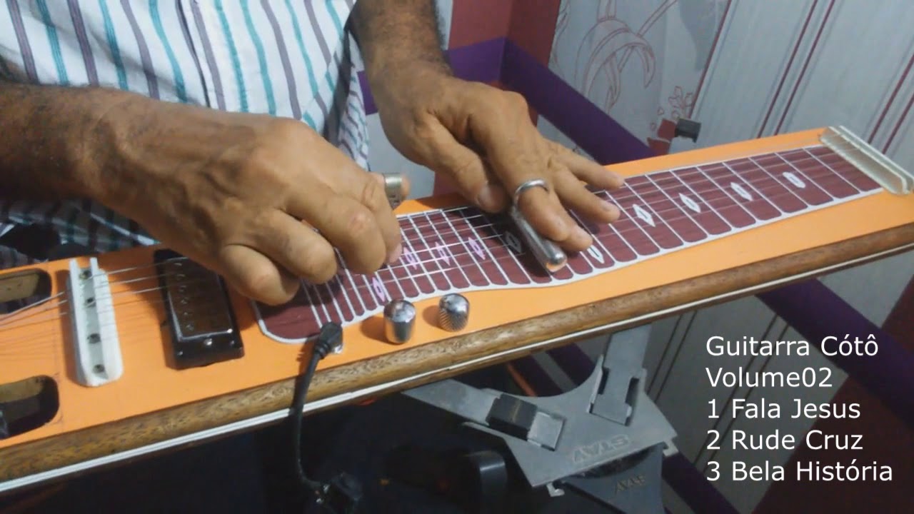 Lap Steel Guitar 3 Hinos Guitarra Havaiana Cótô Volume 02