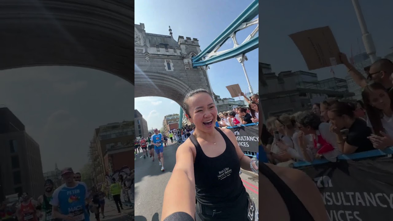 run/walk the London Marathon with me 🥹🥳 #marathon #london #runner #shorts