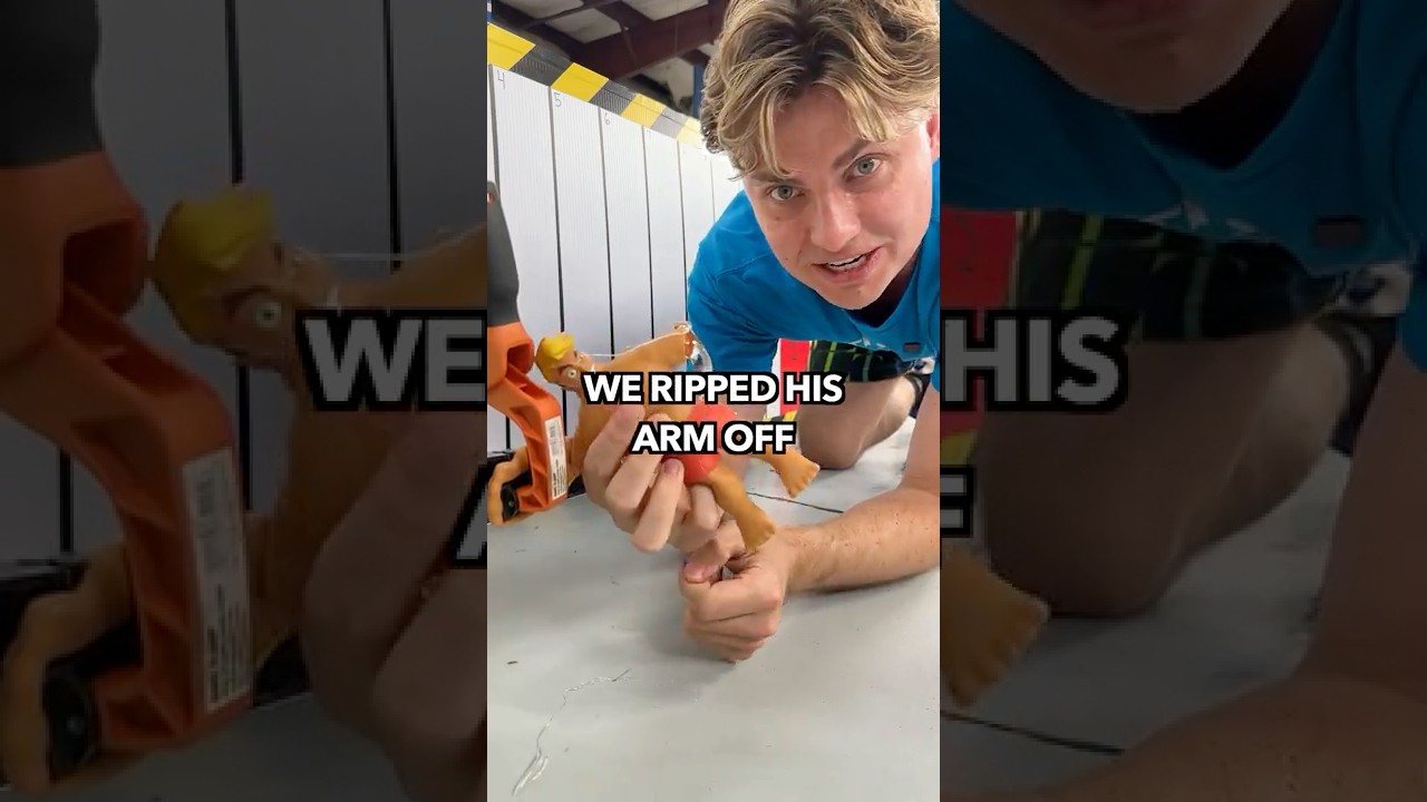 How far can Stretch Armstrong Stretch? #StretchTheLimits #AD @StretchArmstrongOfficial