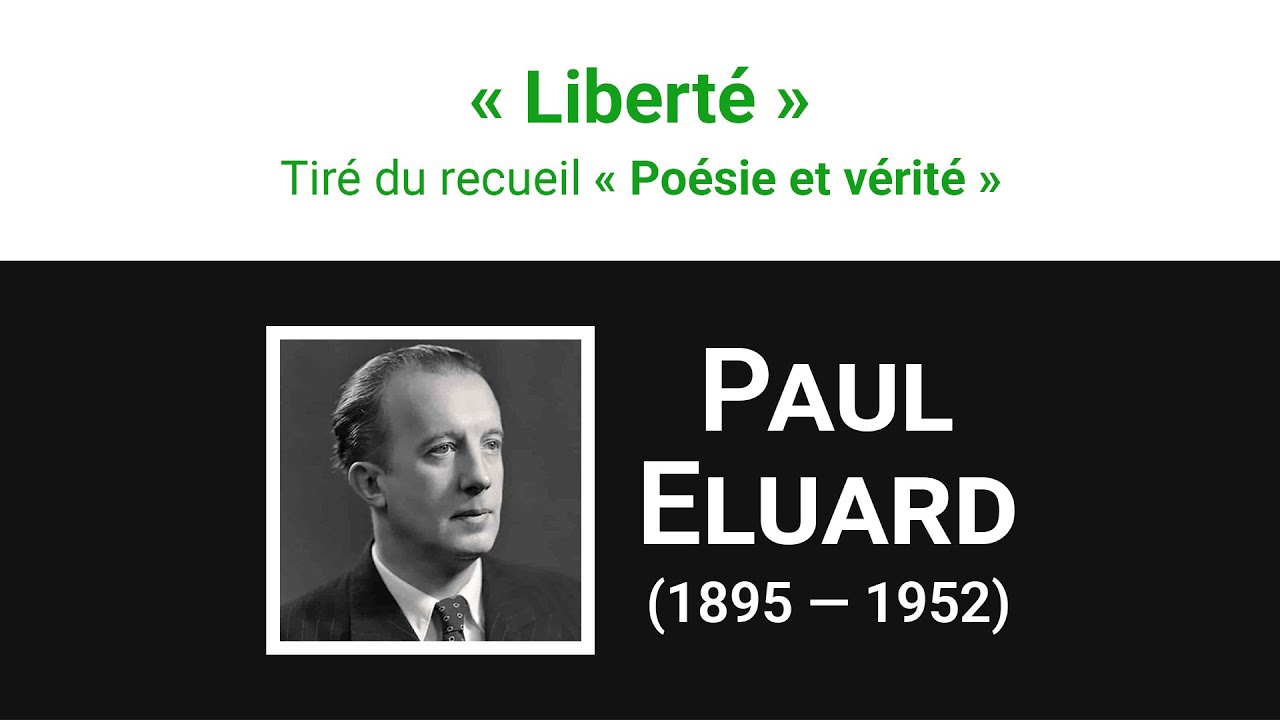 « Liberté », poème de Paul Eluard