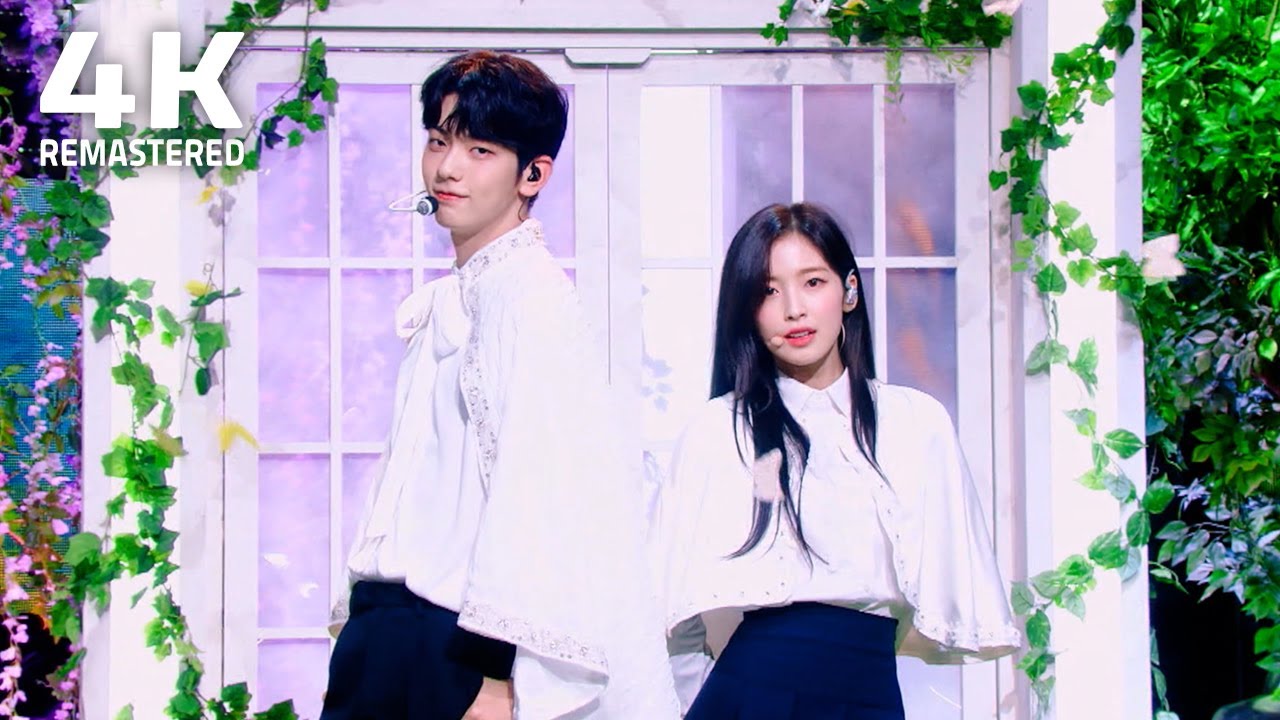 [4K] SOOBIN and ARIN (수빈,아린) - Secret Garden(비밀정원) + No Rules💕[Remastered] KBS 뮤직뱅크 아콩MC  20210723