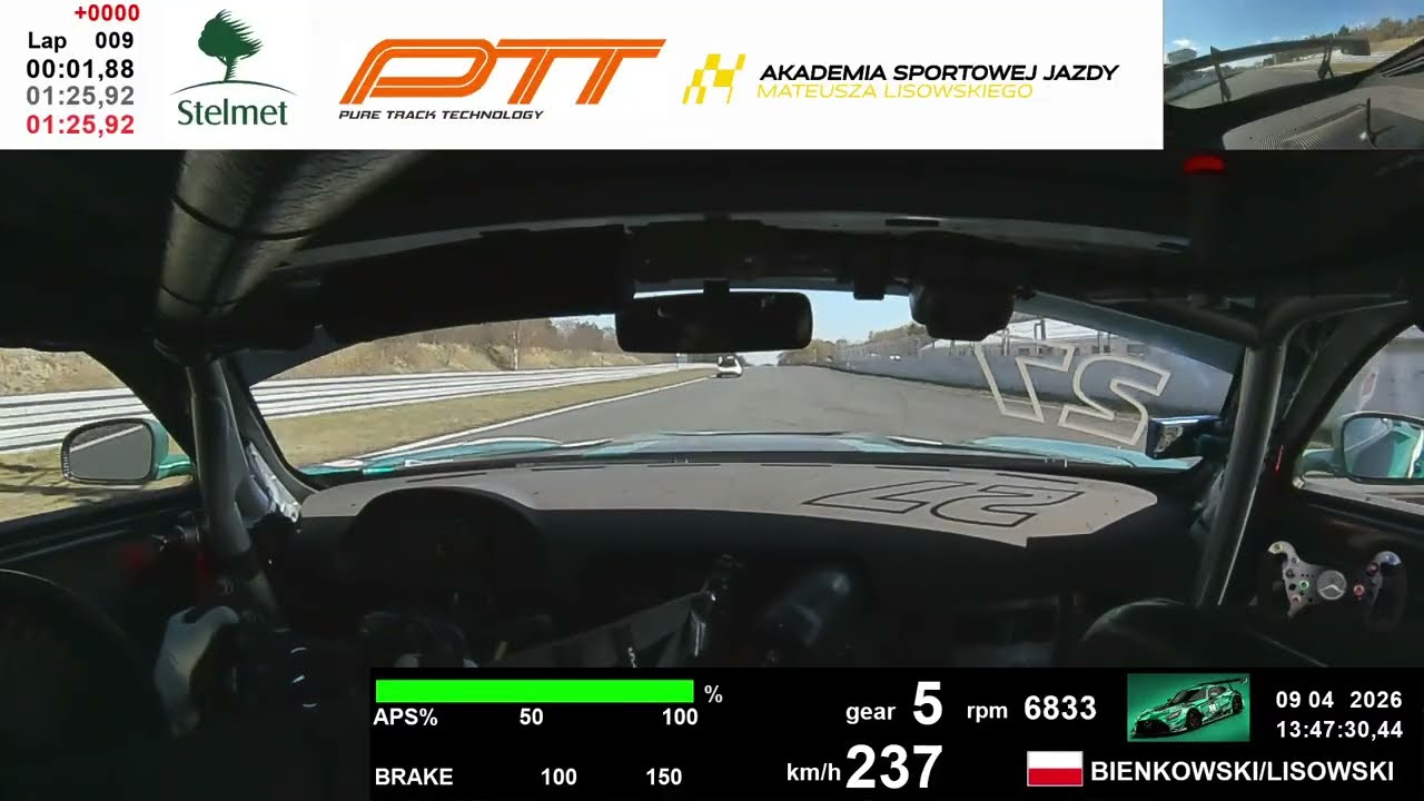 Mateusz Lisowski | 1:25.92 &mdash; TOR POZNAŃ RECORD GT3 | Mercedes-AMG GT3