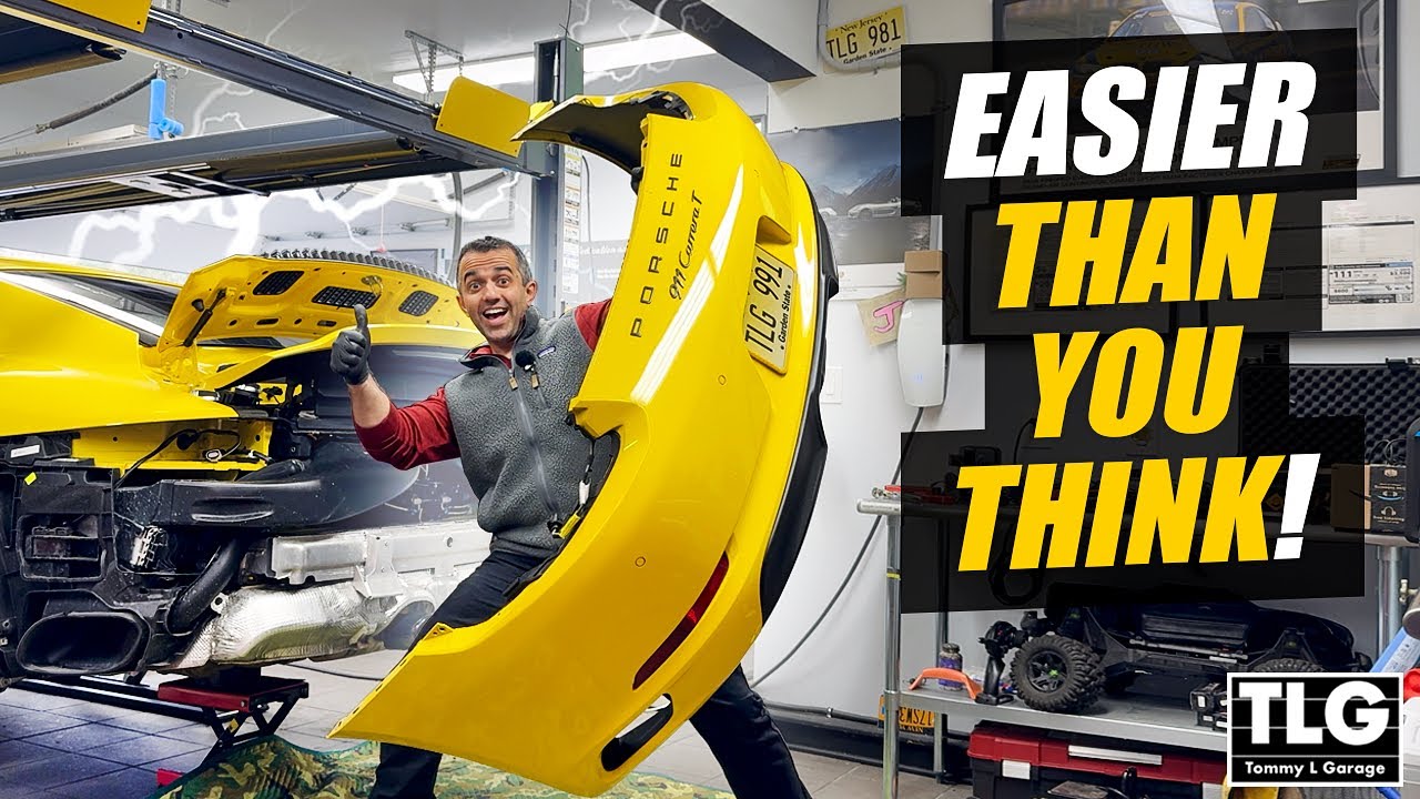 Porsche 911 Rear Bumper Cover Removal: EASY! (991.2 Carrera)