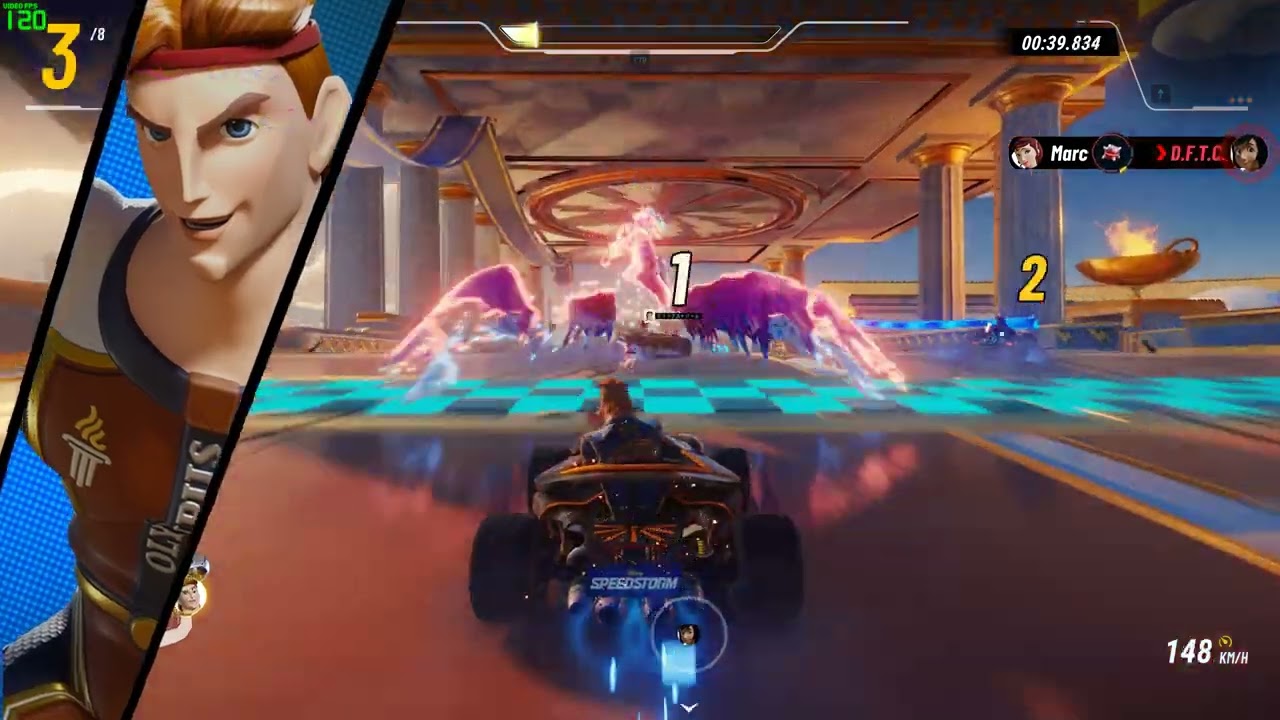 Disney Speedstorm - Hermes' Circuit @ Hercules [Closed Beta] [4K]