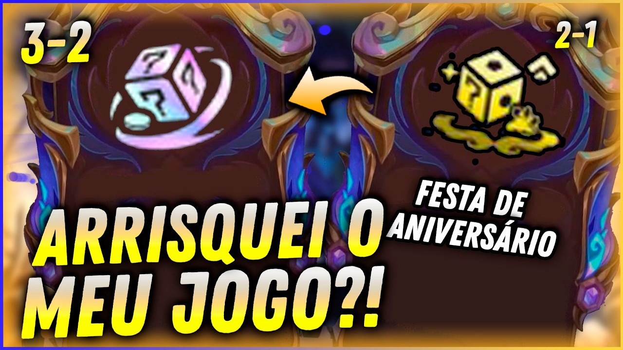 PEGUEI UM PRISMÁTICO ALEATÓRIO NO ROUND 3-2 ARRISCANDO TUDO! | Teamfight Tactics