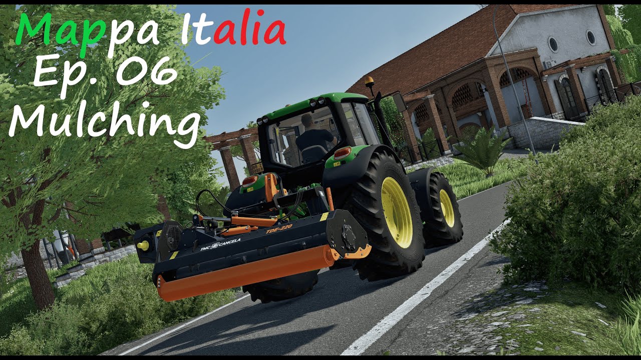 FS 22 Realistic Gameplay / Mappa Italia EP 06 / Mulching / John Deere 6430 / Tmc Cancela tde-220