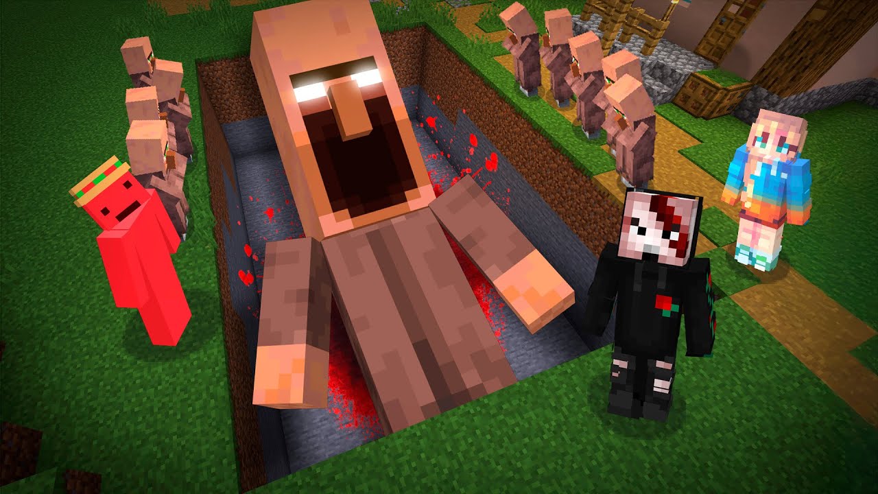 Comprob&eacute; El Misterioso Cuerpo del Aldeano Maldito en Minecraft