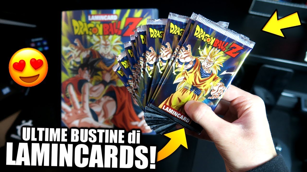 APRO le ULTIME BUSTINE delle LAMINCARDS di Dragon Ball Z! Spacchettamento Lamincards 2020
