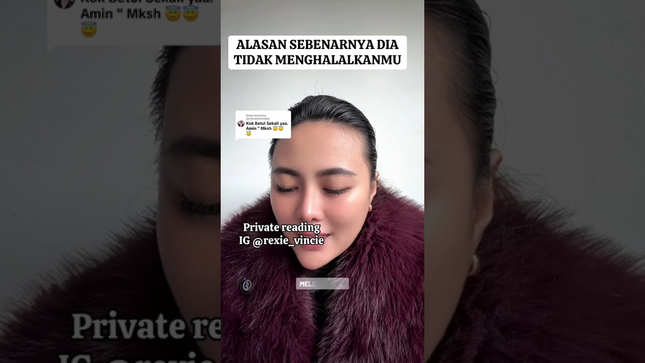 Alasan sebenarnya dia
