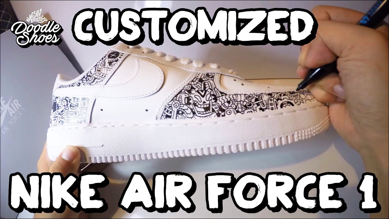 Doodle Shoes : Customized Nike AF1 (Timelapse Video) by Lei Melendres