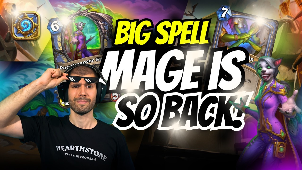 ❄️ BIG SPELL MAGE is BACK! 🔥 Hearthstone GUIDE + Postpatch Gameplay