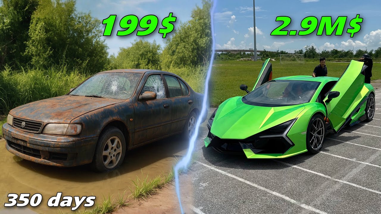 Полные 350 дней: превращение Nissan 90-х в Lamborghini Revuelto за миллион долларов