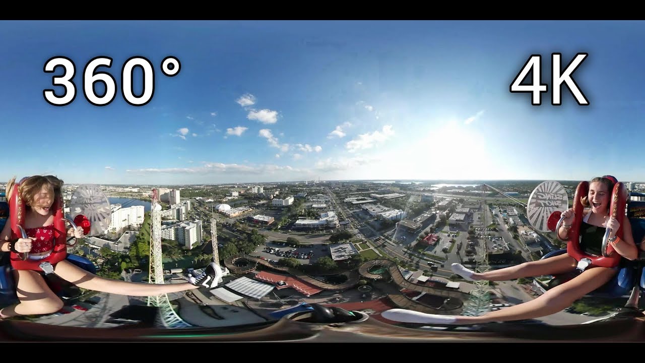 World tallest Sling Shot 360° on-ride 4K POV Magical Midway