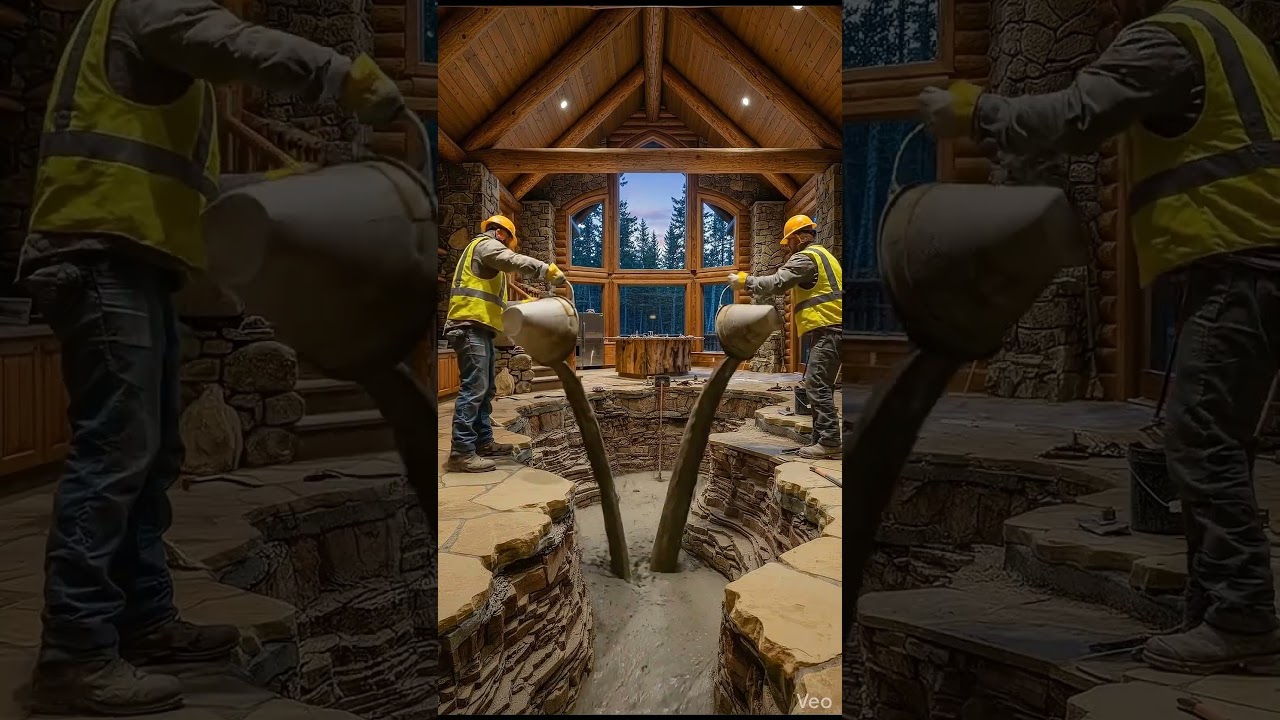They DUG UP the floor for this?! 😱 Incredible Resin Pool Transformation!