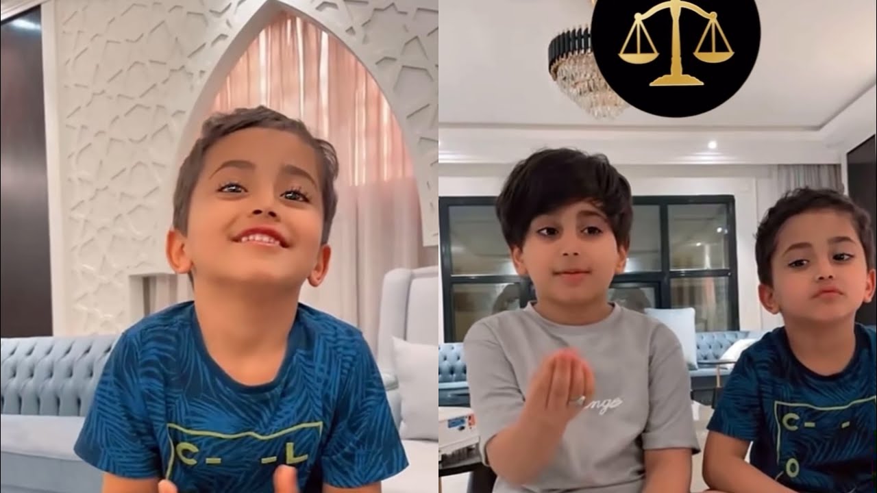 سعود العتيبي مع عياله عبدالله وحمودي جنن ابوه 😂😂😂🤣