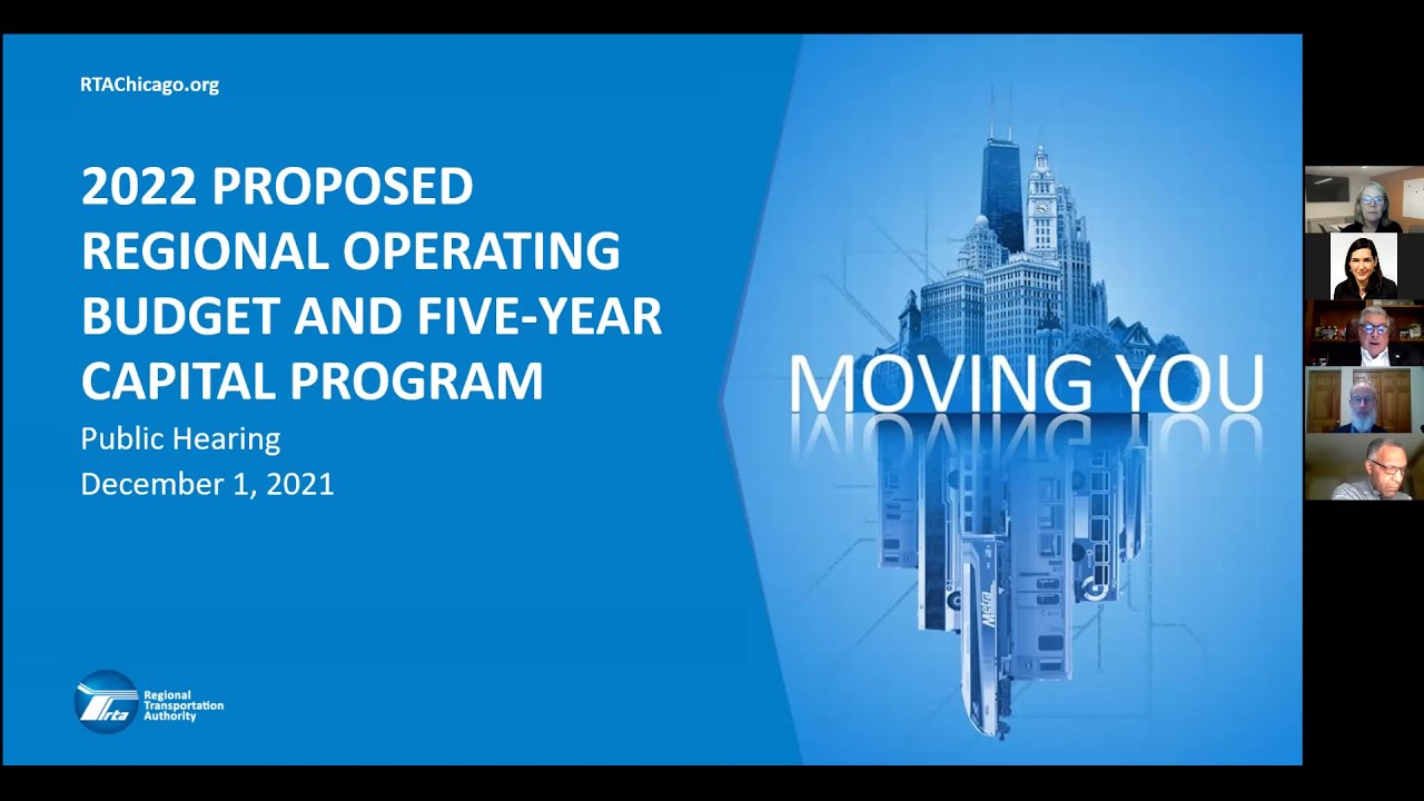 2022 RTA Budget Public Hearing