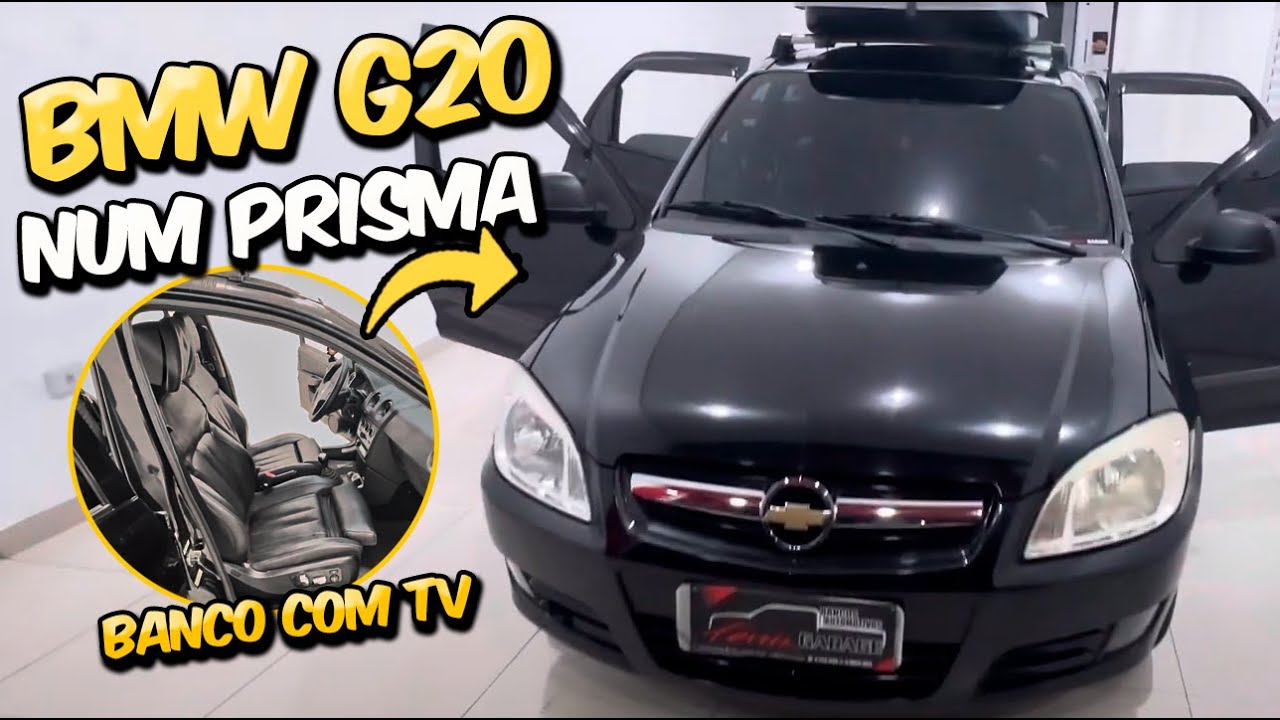 BANCO DA BMW X5 2020 NO PRISMA/ CELTA - ADAPTAÇÃO FENIX GARAGE