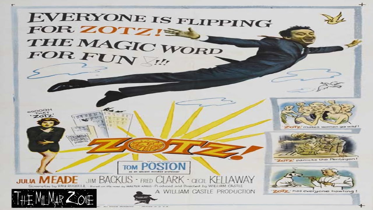Zotz! (1962) --  Comedy, Crime, Time Travel Movie Trailer