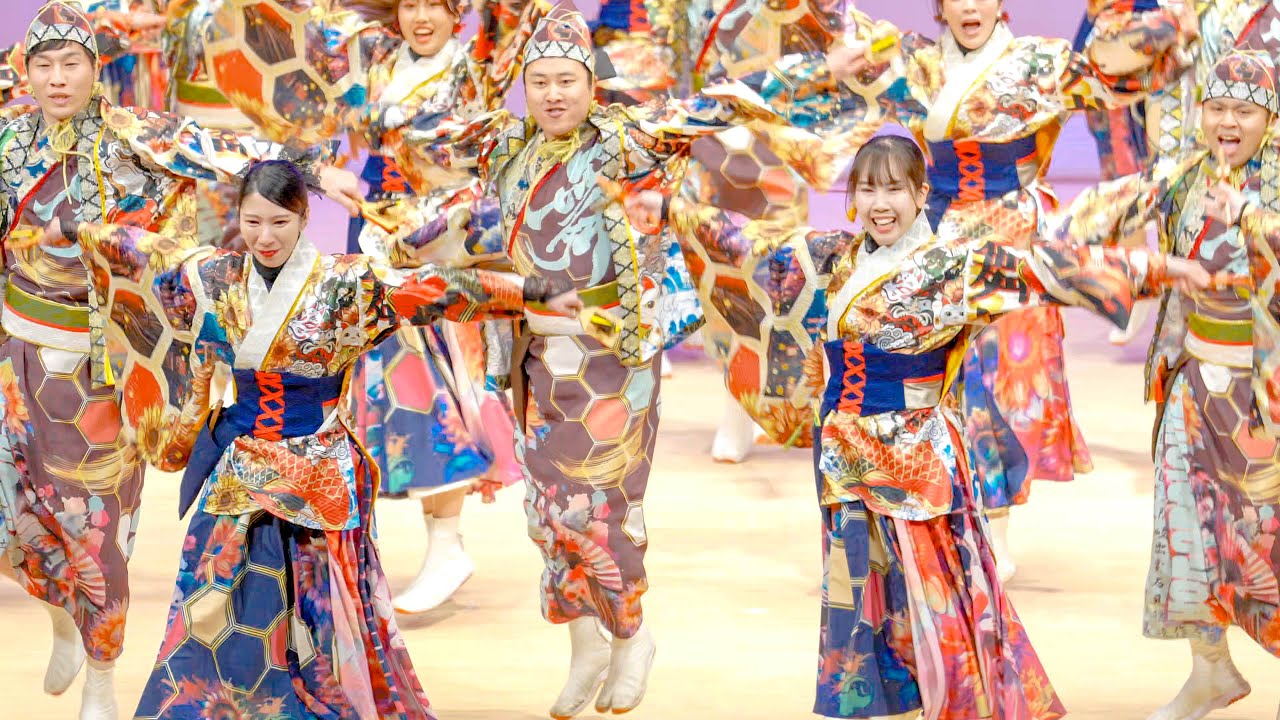 [4K] ほろろ一座　新春よさこい三昧 2025 第一部 (中央)