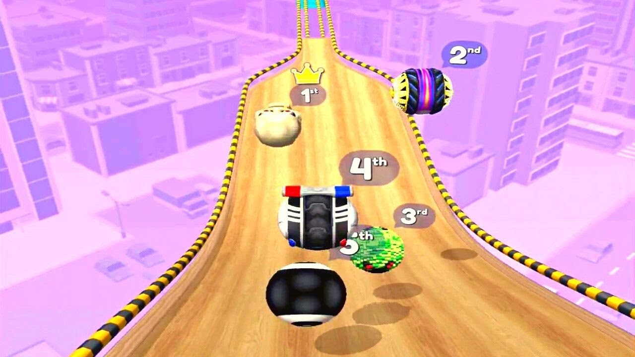 Going Balls ! Police Ball Epic Race Level Gameplay New Part 68 android, ios