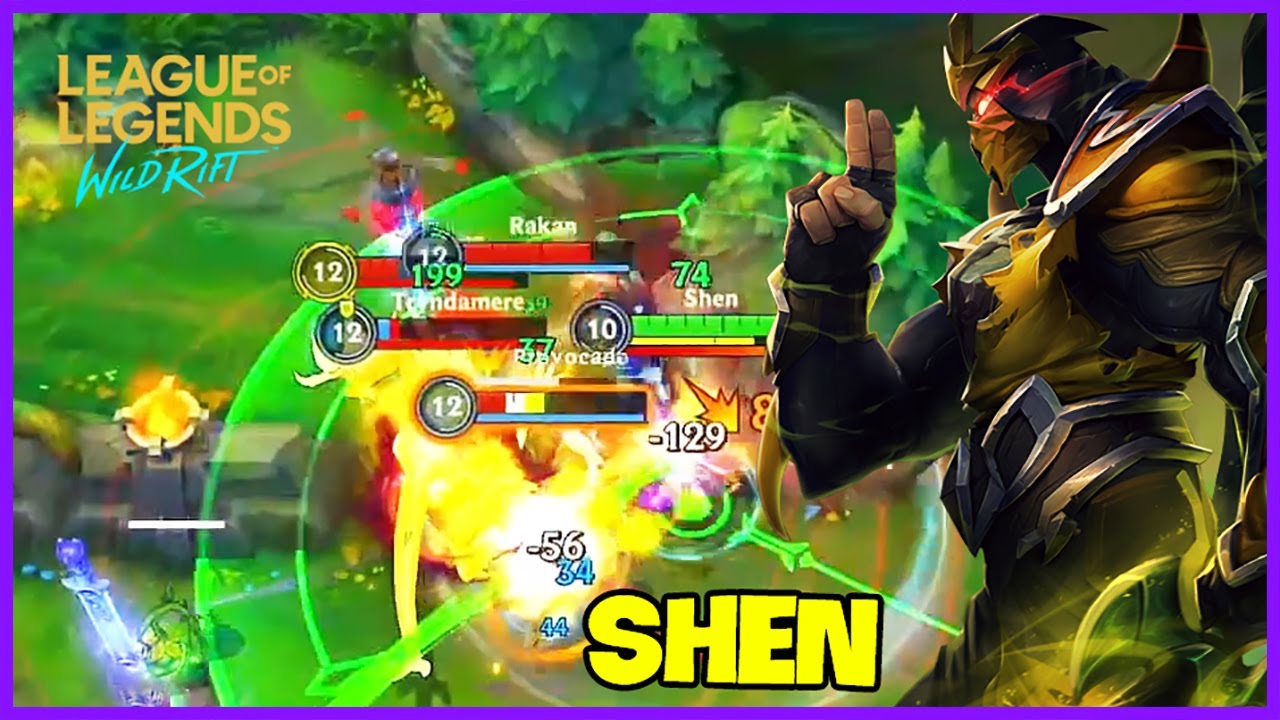 Wild Rift SHEN Montage - Best SHEN Plays | LoL Wild Rift Montage