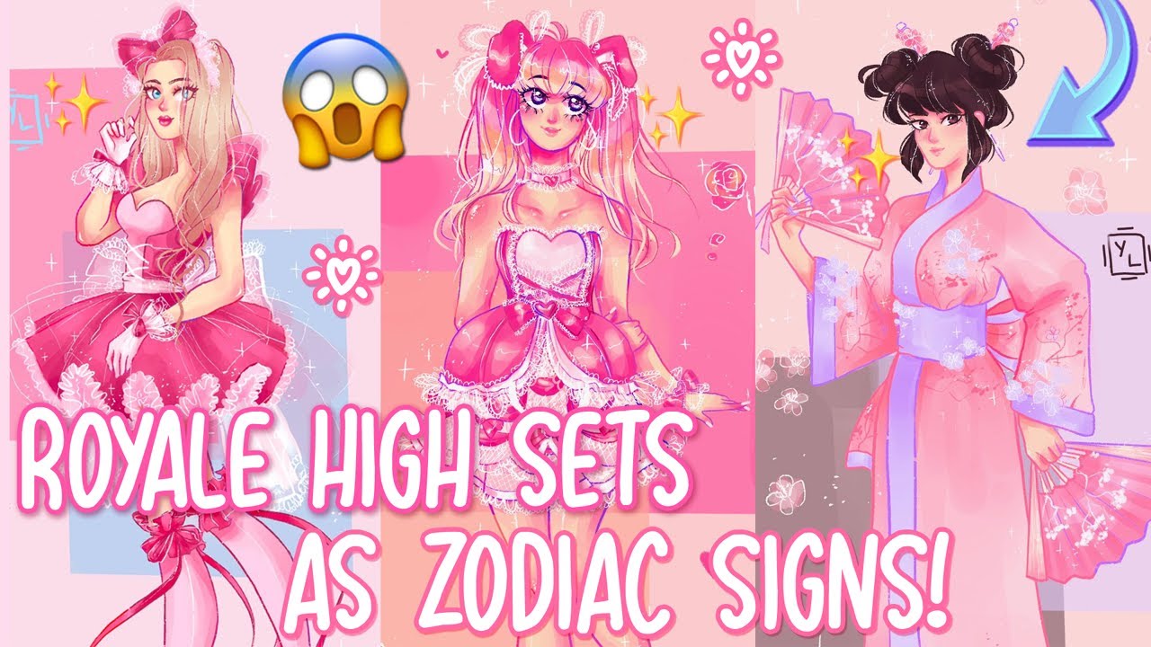 ROYALE HIGH SETS AS ZODIAC SIGNS! 🎀PART 1 // Roblox Royale High