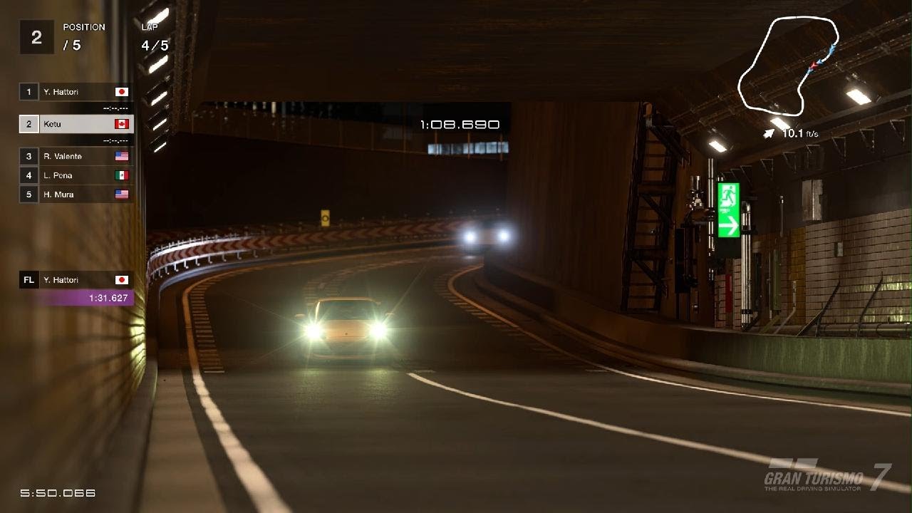 Gran Turismo 7- Fastest lap & P1 on last lap