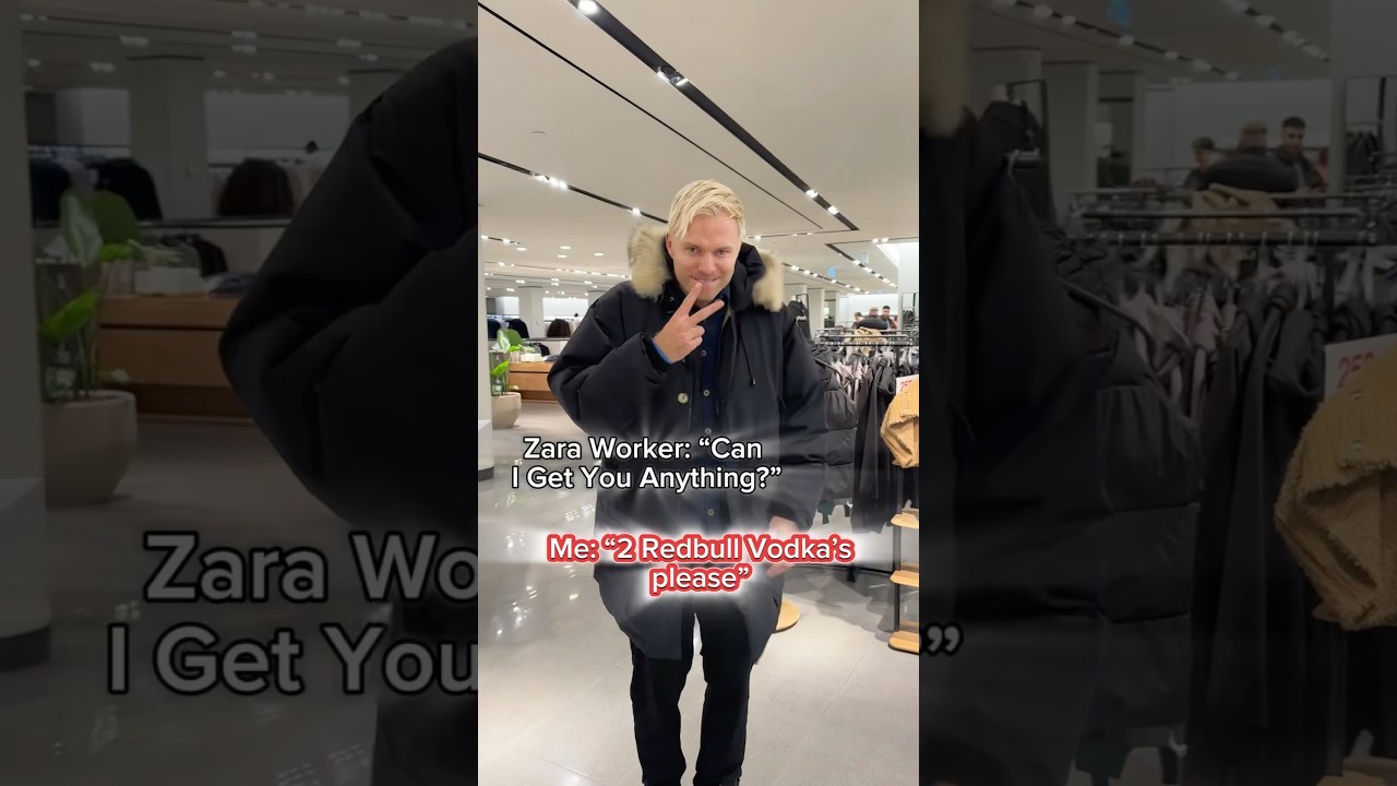 Zara Music Won&rsquo;t Let Me Leave! #Zara #Viral #Fyp #Rave #Music #Zarameme #Scandinavian #epic #meme