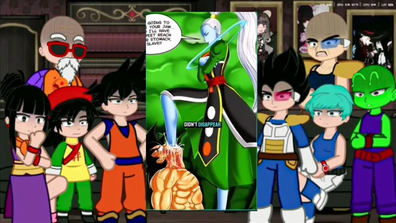 Реакция на Гоку из Dragon Ball Z: Зено превратился в ничто, но Гоку не исчез [] Реакция на Gacha 🇯🇵🎌