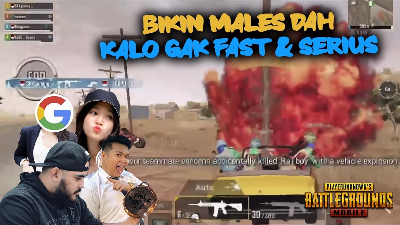 KAGAK FAST & KAGA SERIUS - PUBG MOBILE INDONESIA | SKYgaming