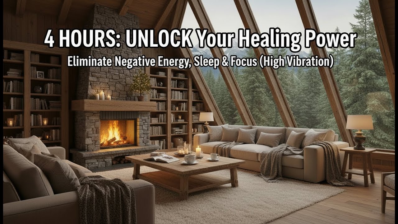 4 HOURS: UNLOCK Your Healing Power | Music to Eliminate Negative Energy, Sleep & Focus HighVibration