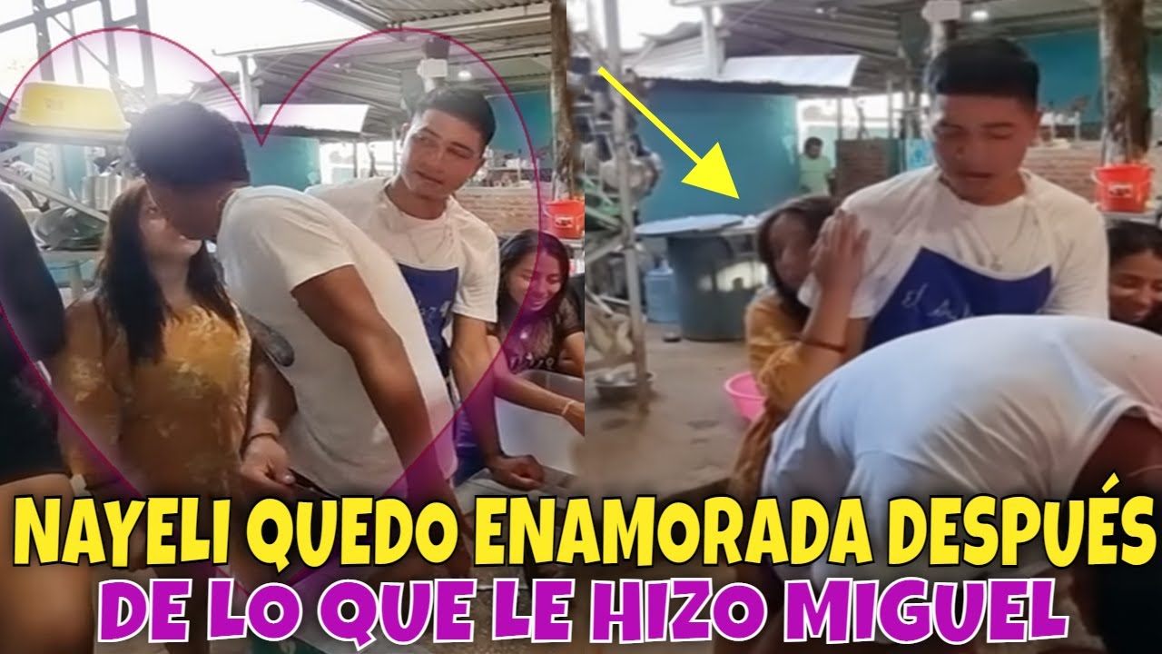 Miguel le roba un beso a Nayeli y miren cual fue su reacción. Miguel puede filetear pescado. P 26