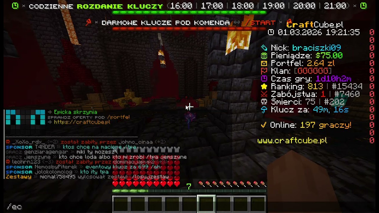 Minecraft 2 czesc otwierania kluchy