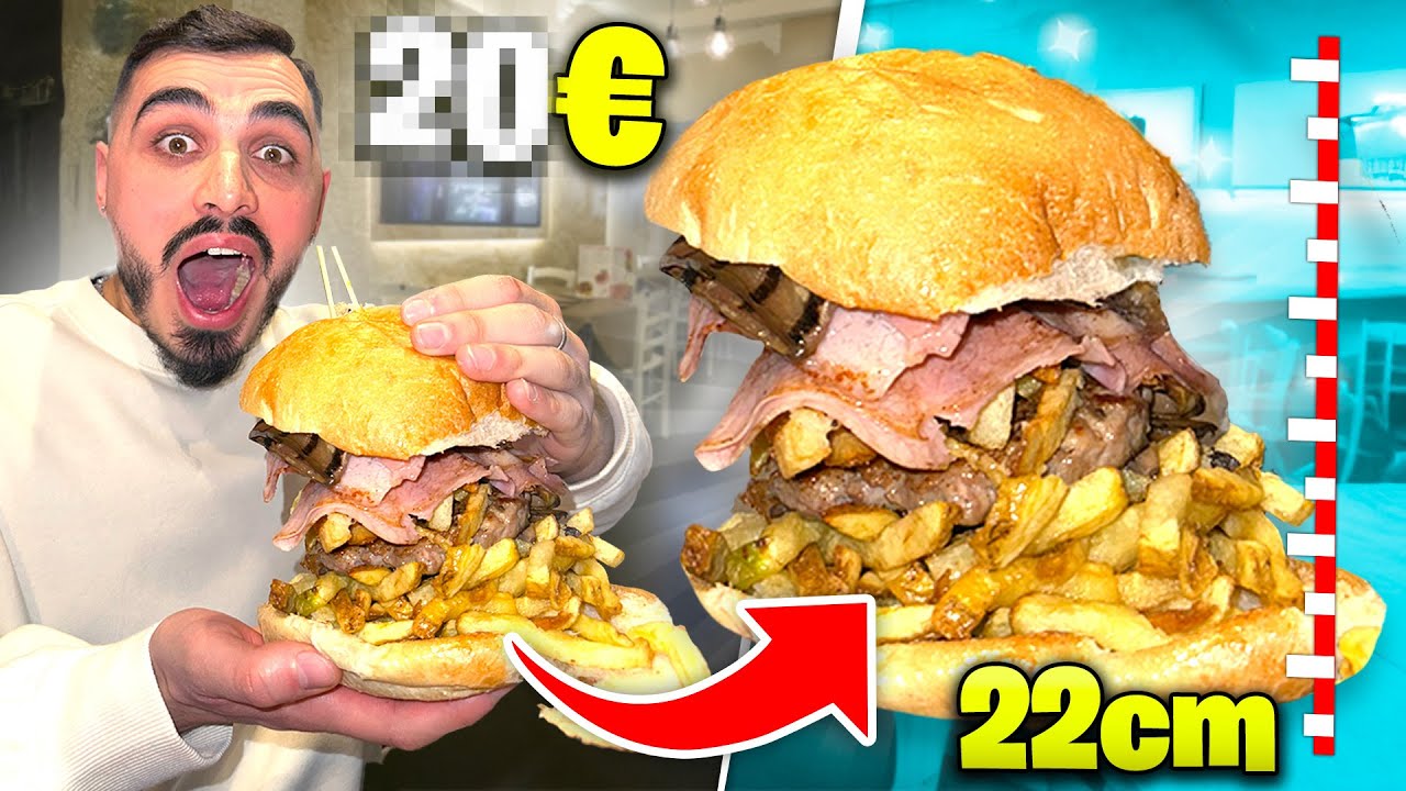 🍔 PROVO il PANINO più GRANDE e COSTOSO di NAPOLI!!! 💰