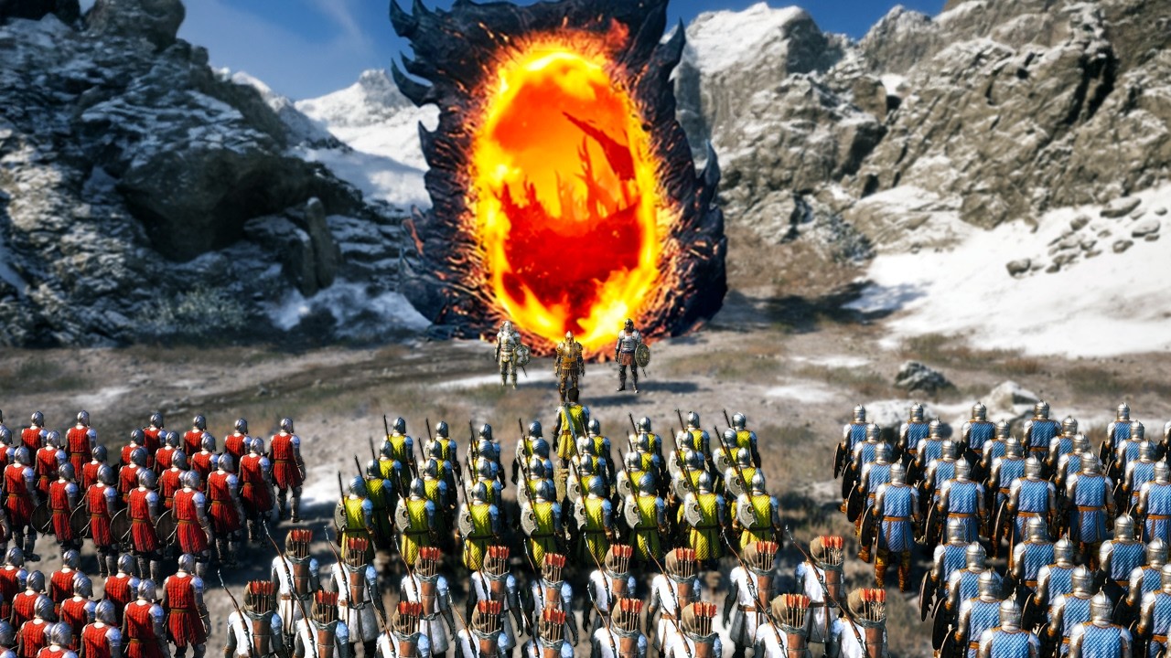 The Great Battle for Bruma! - Oblivion Cinematic NPC War
