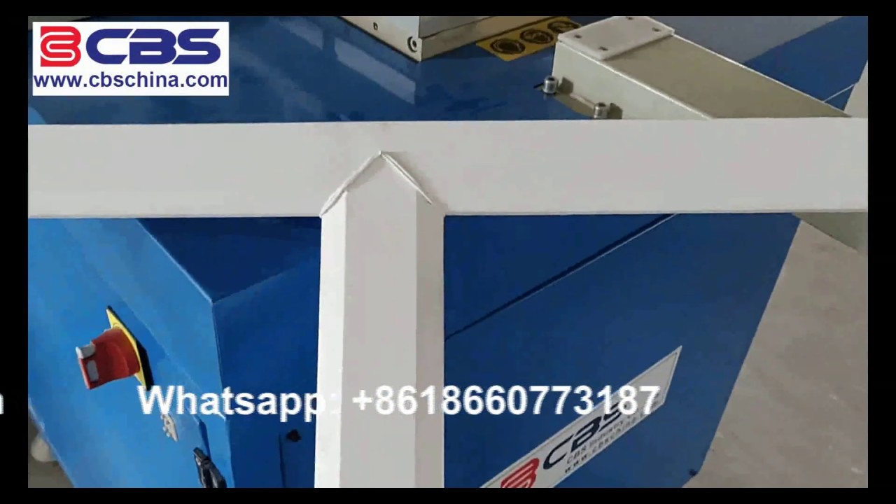 upvc window single head welding machine
