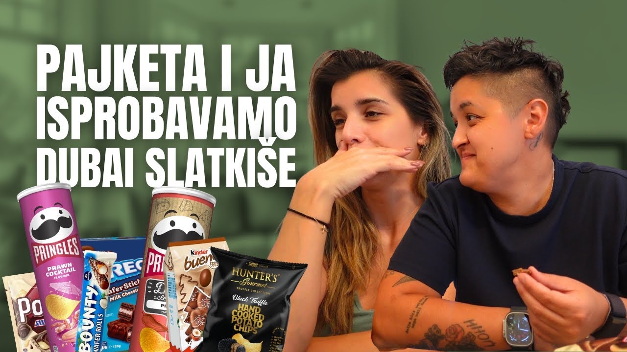 Marija Šerifović - PAJKETA I JA ISPROBAVAMO DUBAI SLATKIŠE #190