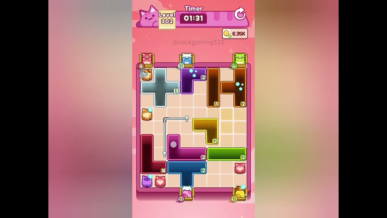 Drop the Cat! Level 302 Walkthrough