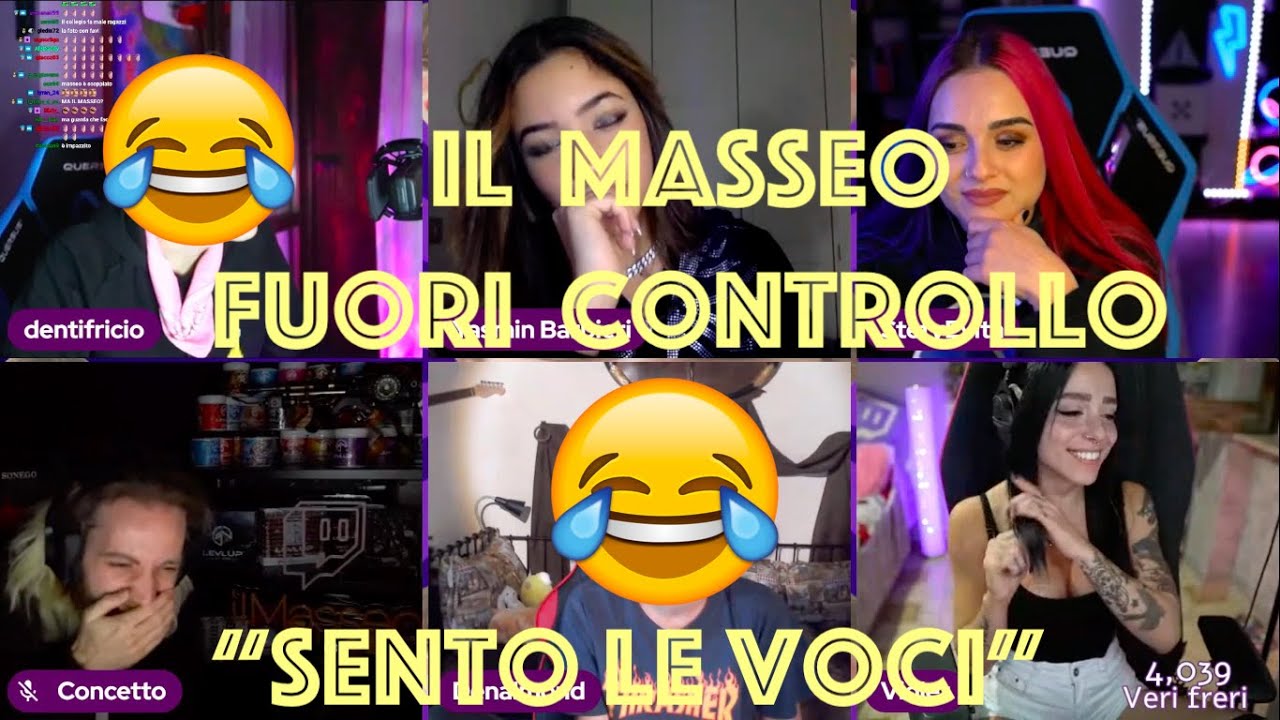 Il Masseo non riesce a contenersi in live da Grenbaud! (TWITCH)