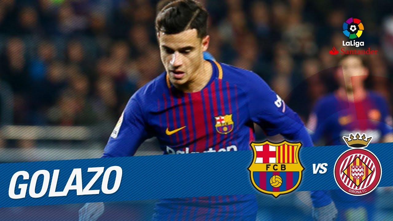 Golazo de Coutinho (5-1) FC Barcelona vs Girona FC