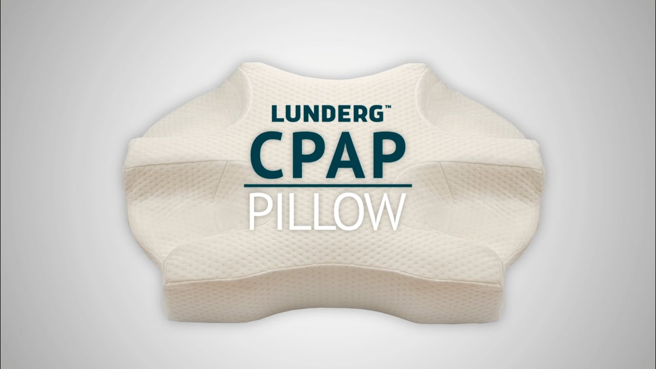 Lunderg CPAP Pillow with Adjustable Memory Foam &ndash;  Reduce Air Leaks & Mask Pressure for Better Sleep