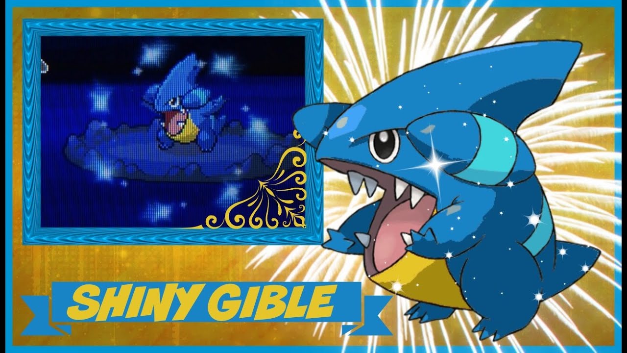 Live Shiny Gible, Platinum BQ#6, 3711 REs