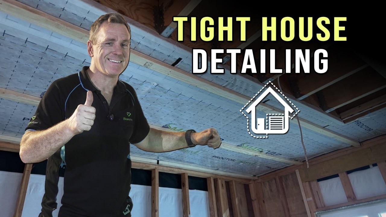 WRB(Sarking) to Ceiling Wrap Detail – tightHOUSE Method