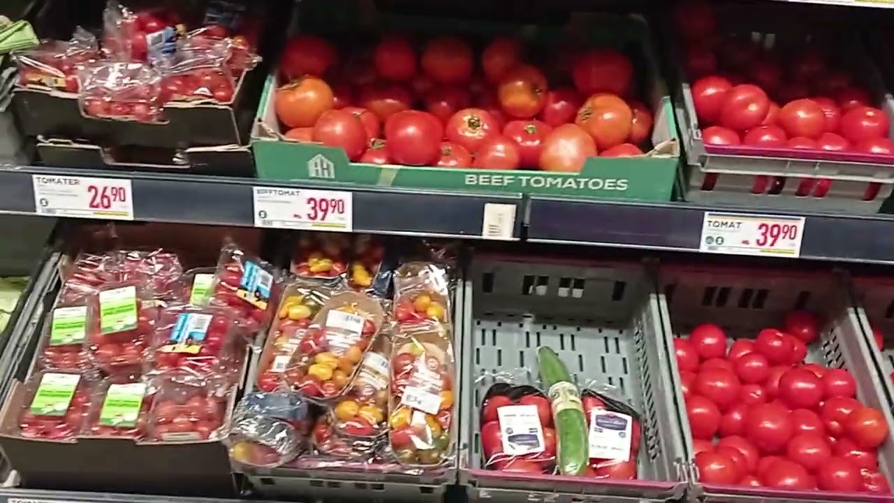 Švédsko ceny v obchodě. 1Sek-2,06Czk