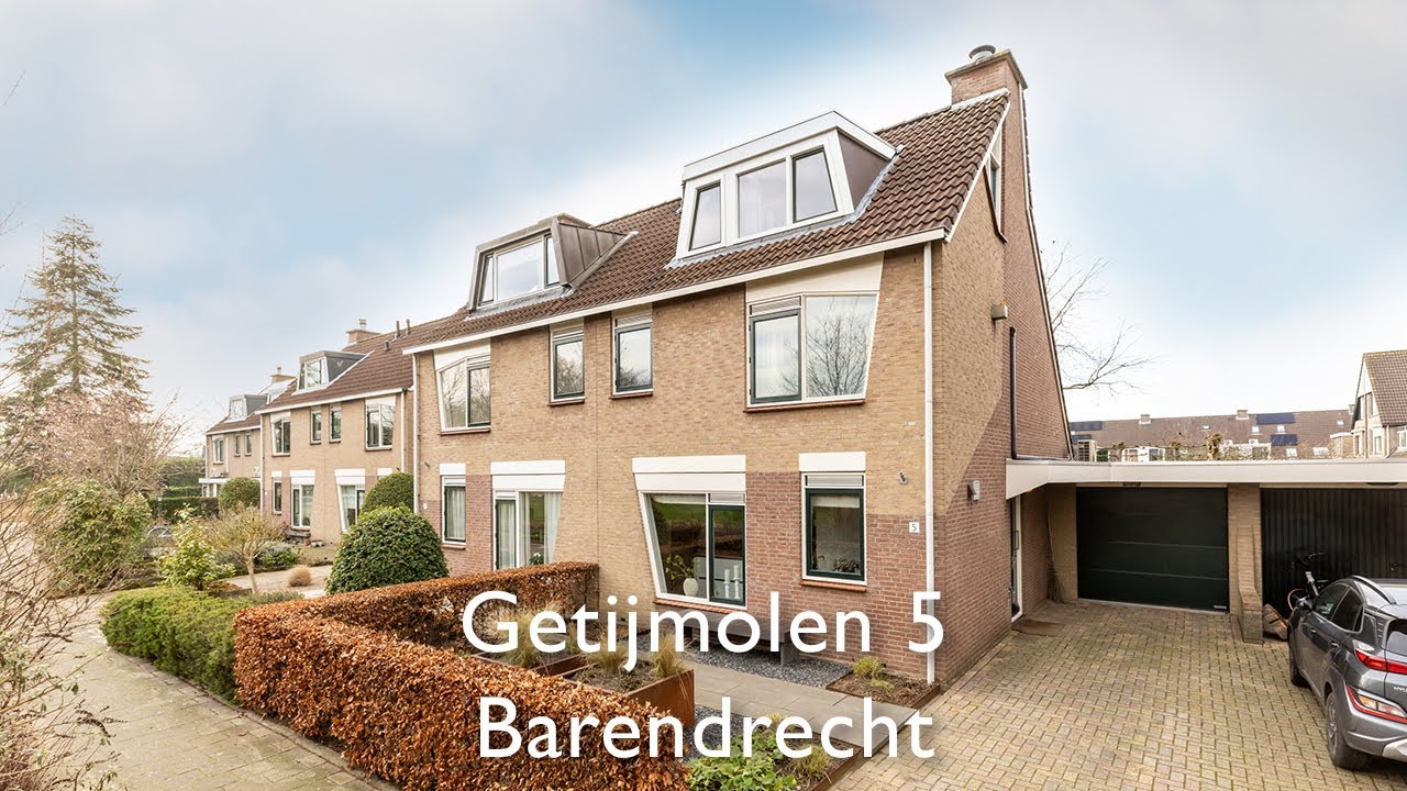 In 2019 gerenoveerde 2/1-kapwoning met ruime tuin, oprit en 3 slaapkamers | Getijmolen 5 Barendrecht