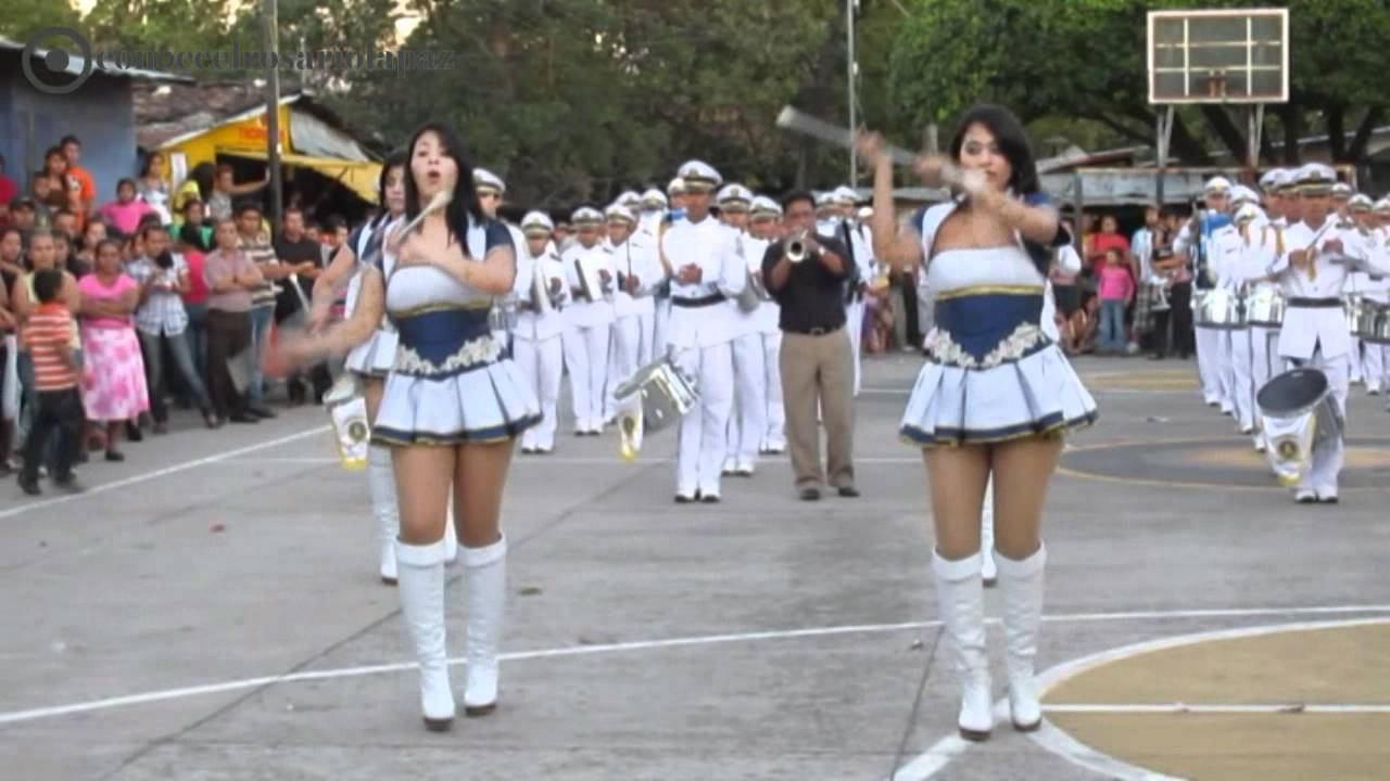 Desfile del Correo-Banda de Paz Bicentenario de San Salvador En El Rosario La Paz